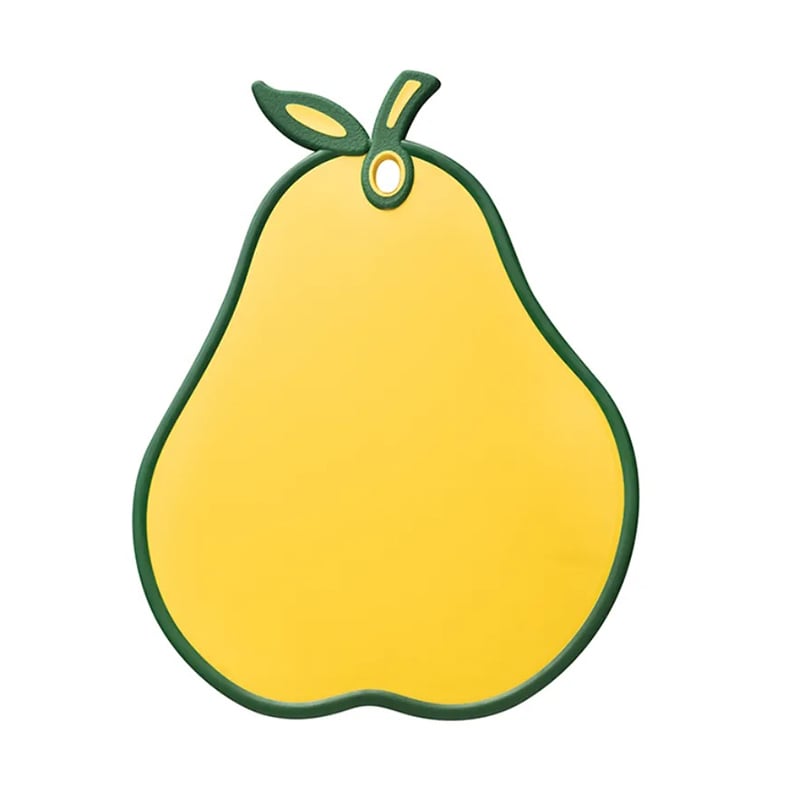 Picture of Cute Pear-Shaped Multipurpose Kitchen Cutting Board/Chopping Board -Yellow Color