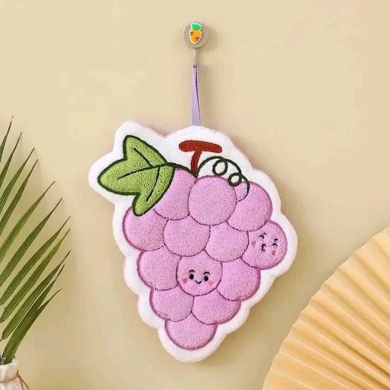 Picture of Cute Fruit Cartoon Hand Towels / Hanging Kitchen Dishcloths