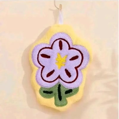 Picture of Cute Floral Hanging Hand Towels / Aesthetic Quick-Dry Kitchen Dishcloths