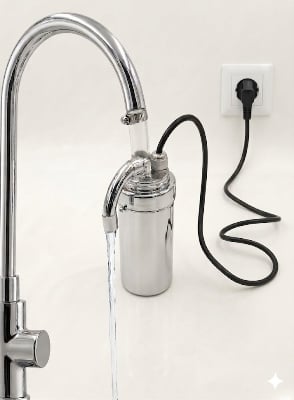 Picture of portable Mini geyser / instant water heater 2000 watt