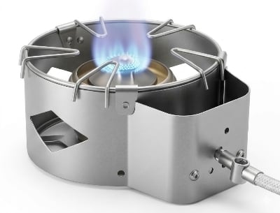 Picture of Portable mini Gas Stove with one Buten gan can free