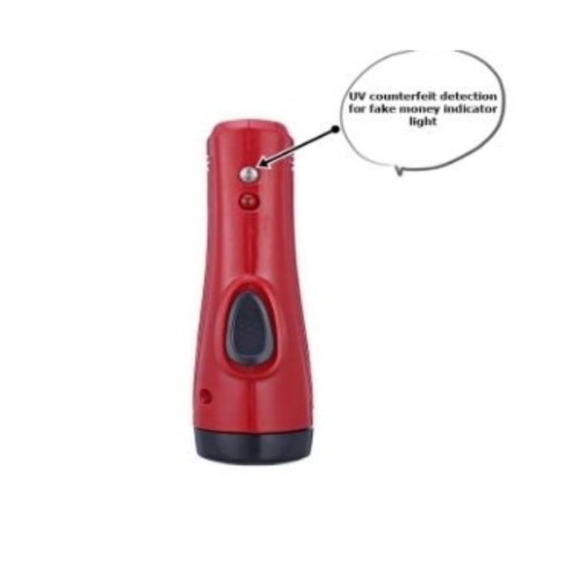 Picture of Mini Rechargable Touch light with Money checkerRed