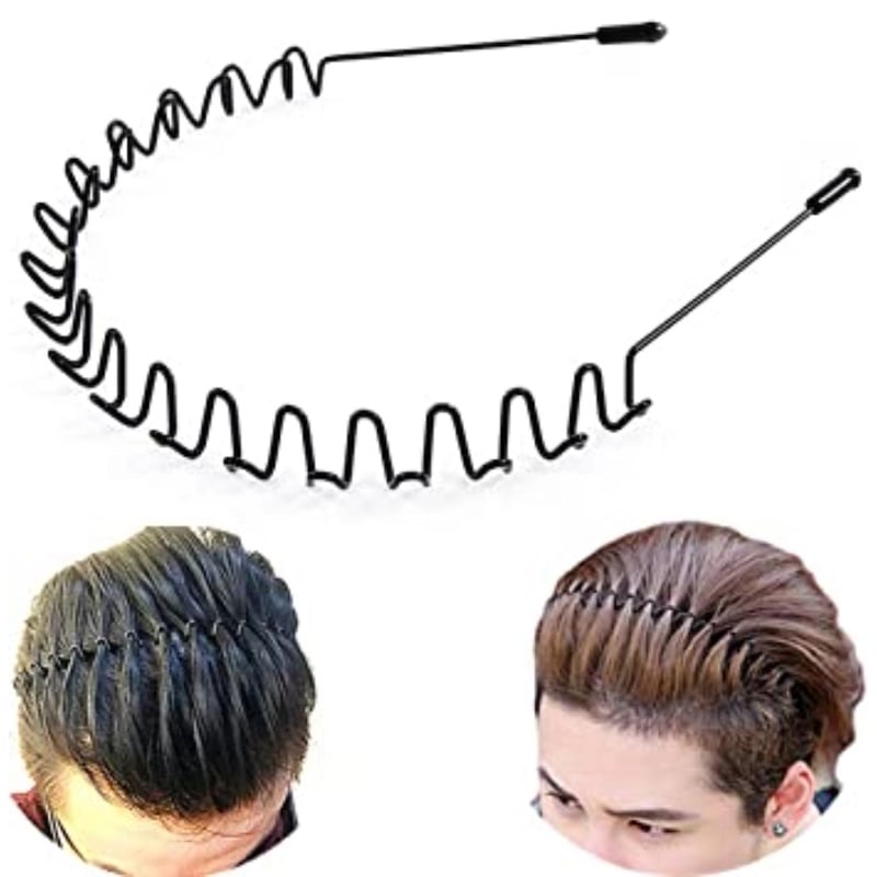 Picture of Indispensable -Quality And Durability -Style & Squad Premium Quality Hair Band For Men & Women Head Band (Black) - InnovativeBlack