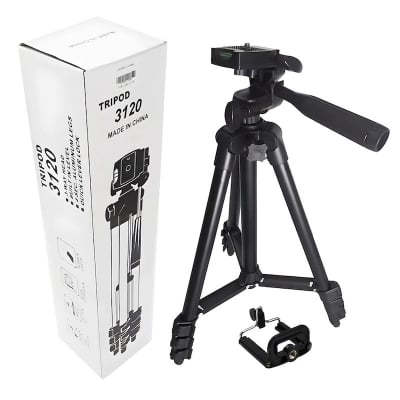 Picture of Aluminum Alloy Tripod For Camera And Mobile - Silver And BlackMulticolor