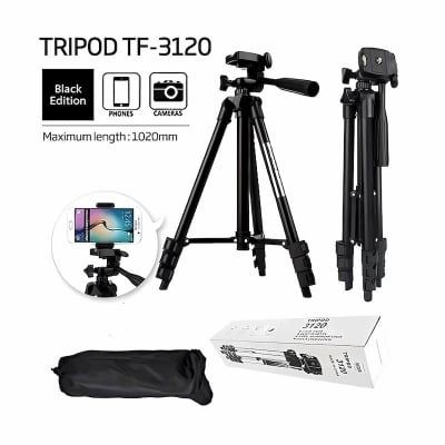 Picture of Aluminum Alloy Tripod For Camera And Mobile - Silver And BlackMulticolor