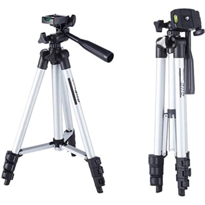 Picture of Aluminum Alloy Tripod For Camera And Mobile - Silver And BlackMulticolor