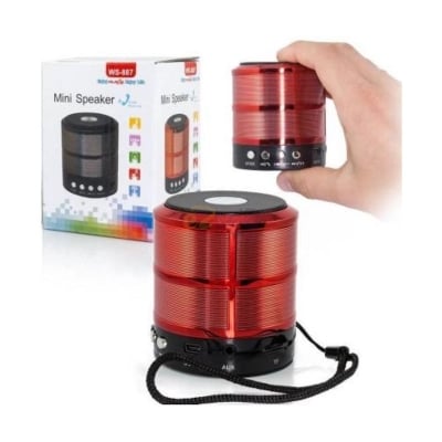 Picture of Wireless Mini Bluetooth Speaker Portable Stereo Music -(WS 887)Multicolor