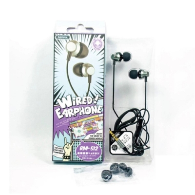 Picture of Remax RM-512 3.5MM Wired Music Earphone - (New Version) - Ear Phone - Headphone - HeadphoneMulticolor