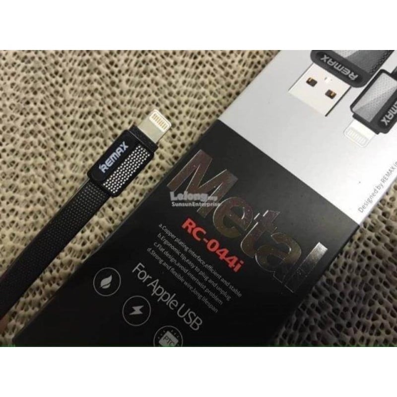 Picture of Remax Metal Platinum RC-044i Data Cable Charger for iPhoneMulticolor