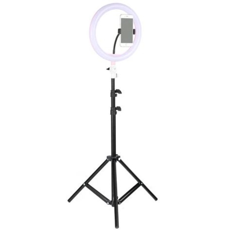 Picture of Ring Light Photo Studio Camera Makeup Ring Light Phone Video Live Light Lamp with Tripod for Smartphone Canon NikonMulticolor