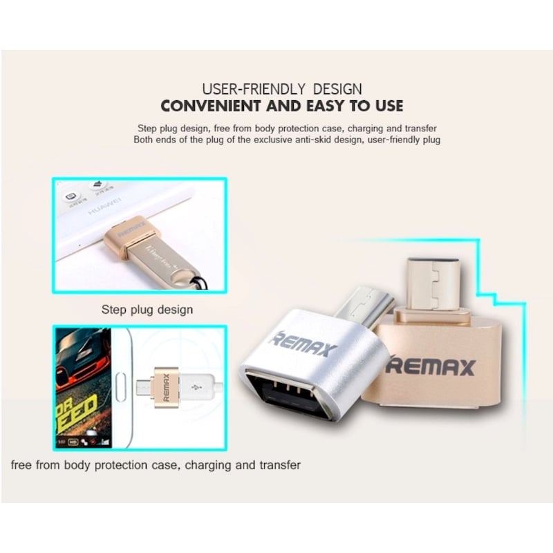 Picture of Remax Micro USB to OTGMulticolor