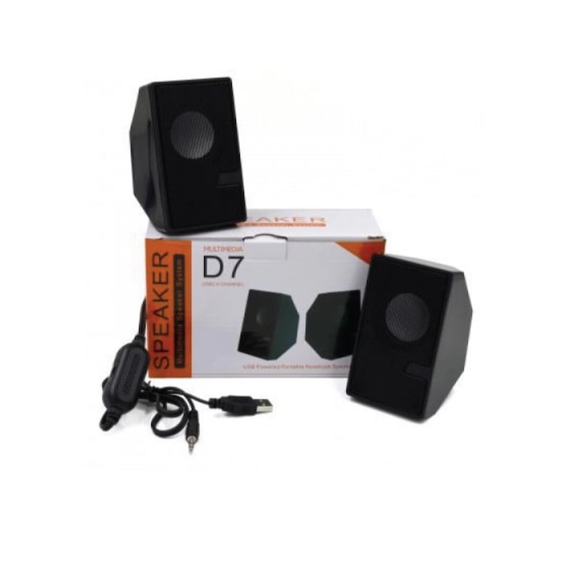 Picture of D7 Multimedia USB SpeakerBlack