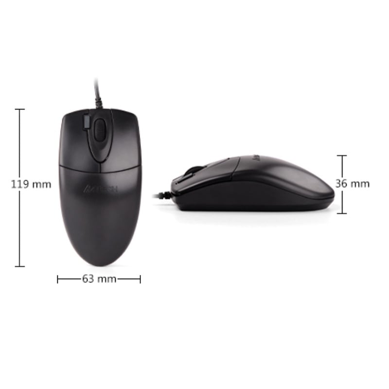 Picture of A4TECH OP‑620D Wired MouseBlack