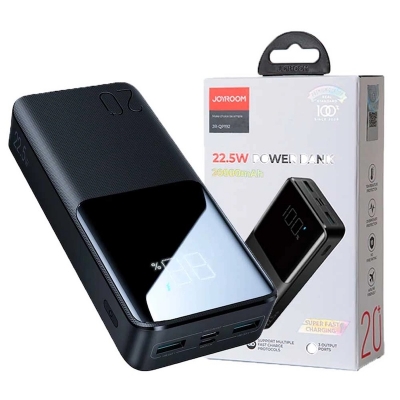 Picture of Joyroom JR-QP192 20000mAh Super Fast Charging 22.5W Power Bank-BlackMulticolor