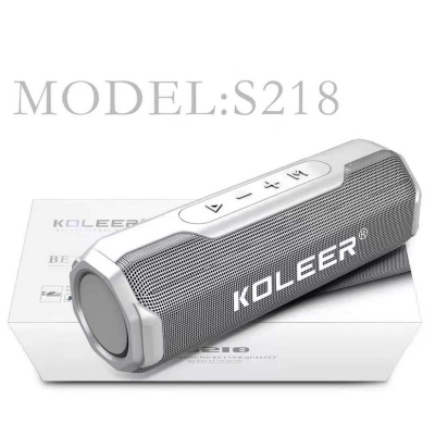 Picture of KOLEER S218 New Bluetooth Smart Speaker 1200 mAh Battery Outdoor Sound Box HD Stereo Sound Bass Subwoofer Loudspeaker