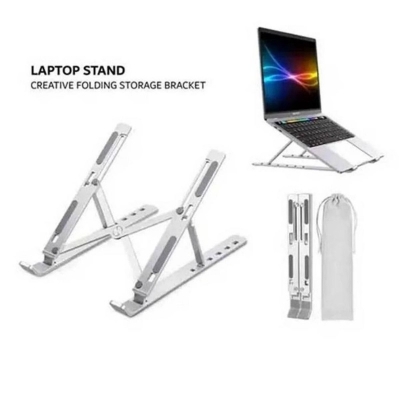 Picture of Laptop Stand Creative Folding Storage Bracket for 10-17 inch Tablets Notebook Laptop Quality Aluminum AlloyMulticolor
