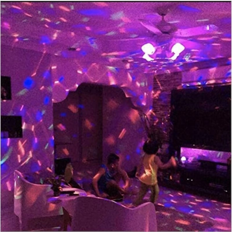 Picture of 360 Degree Led Rotating Bulb, Magic Dj Disco Light For Festival/Home/Shop/Diwali/Wedding, Birthday Party Decoration - Fairy LightsMulticolor