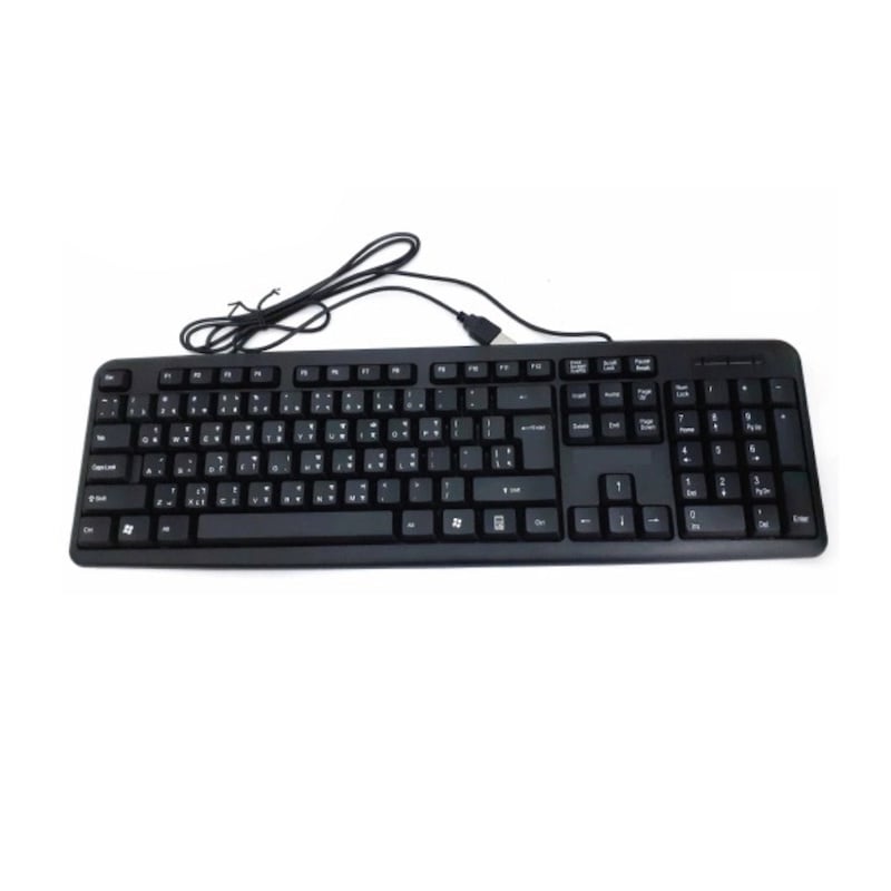Picture of Ultra‑Slim USB Desktop Keyboard with Bangla AlphabetsBlack