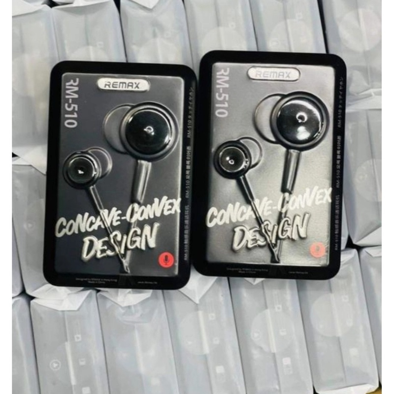 Picture of REMAX RM 510 Wired Earphone new unique headphone blackMulticolor