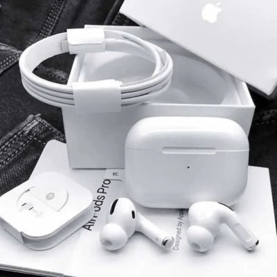 Picture of AirPods Pro 2nd generation MADE IN DUBAI Bluetooth Earbuds Ipx4 Waterproof In-Ear Earphone