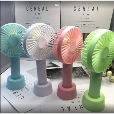 Picture of Mini USB Lithium Battery Rechargeable Hand FanMulticolor
