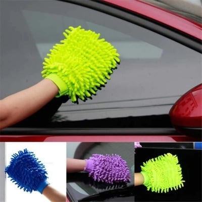 Picture of Bike or car wash microfiber glovesMulticolor