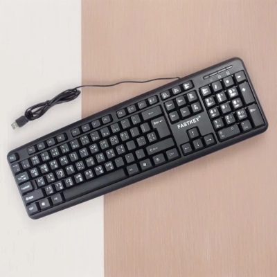 Picture of Enhance Typing Experience With Keyboard, Fastkey Lk 04 Keyboard For Windows Android Laptop - Improve Typing Speed ​​And AccuracyBlack