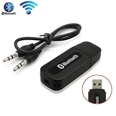 Picture of USB Wireless Bluetooth 3.5mm Jack Stereo Music Receiver Adapter for Car & SpeakerMulticolor