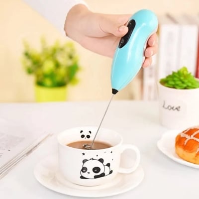 Picture of Electric Hand Mixer, Battery Operated Whisk Beater Foam Maker for Coffee, Egg Beater, Coffee Mixer, Frother, Foamer, Whisk Mixer, Cappuccino, Hot Chocolate, Drink Mixer - Coffee MakerMulticolor