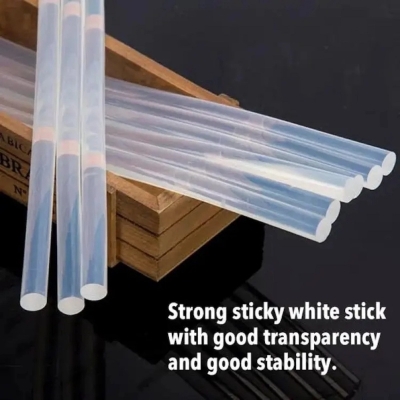 Picture of Glue Sticks for 20W Glue Gun - Small Size - 10pcs | Versatile Adhesive Solution for Crafting and DIY ProjectsWhite