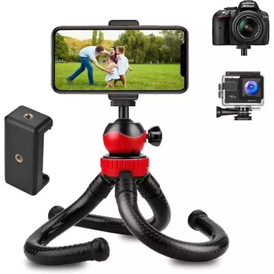 Picture of Portable Flexible and Universal Mobile Phone vlogging Tripod Octopus Tripod best for vlogging and table standMulticolor