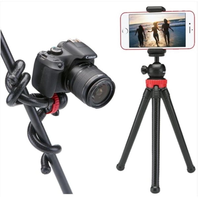 Picture of Portable Flexible and Universal Mobile Phone vlogging Tripod Octopus Tripod best for vlogging and table standMulticolor
