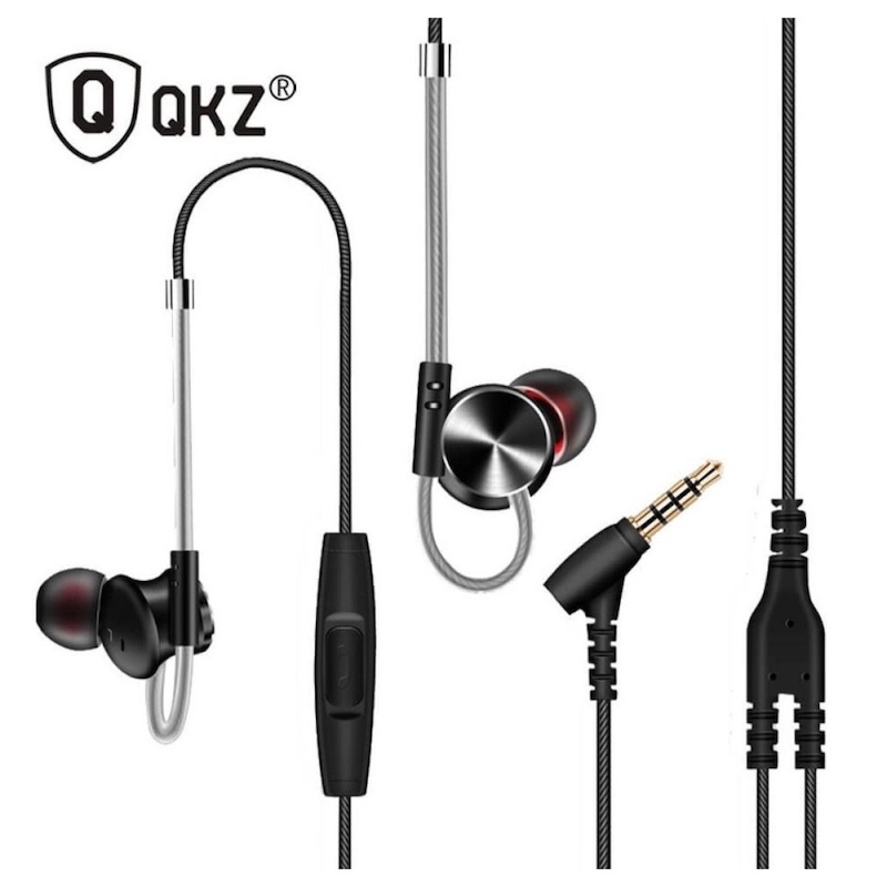 Picture of QKZ DM10 Zinc Alloy HiFi Earphone In Ear Earphones Sports Headset Phone Laptop Gaming EarphoneMulticolor