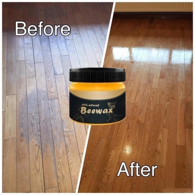 Picture of Mintiml Beewax Wood Polish Polisher Polishing Compound Wax Floor Seasoning Furtniture Wrap Care Magic Repair Traditional All-Purpose WoodMulticolor