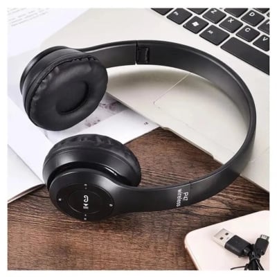 Picture of P47 Stereo Head Mounted Bluetooth Headphones Multifunctional Headset Wireless Phone Speakerphone -P47Multicolor