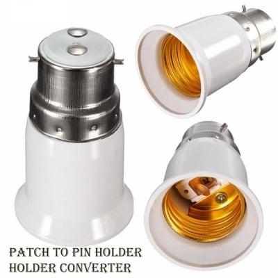 Picture of Bulb Base Socket Holder Converter (Patch To Pin) - 1 pieceMulticolor
