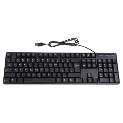 Picture of Desktop USB Keyboard with Bangla - BlackBlack