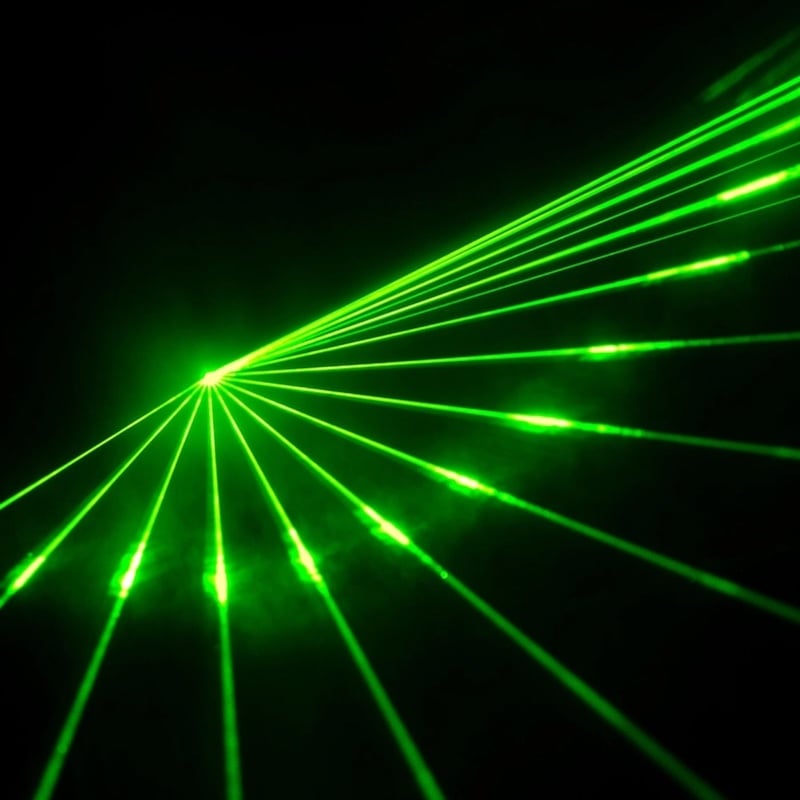 Picture of Green Rechargeable Laser Pointer Laser light Adjustable Focus (Professional)Multicolor