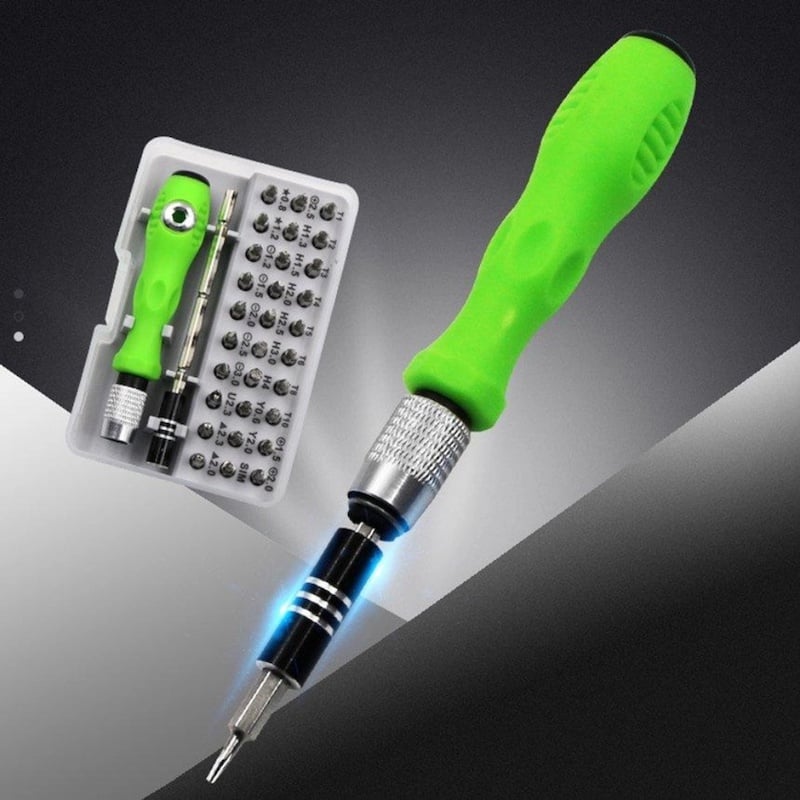 Picture of Multi Functional 32 in 1 Precision Handle Mini Screw driver set Mobile Phone Watch Laptop Repair Kit Tools Household Accessories Replace 32 in 1Multicolor