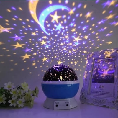 Picture of Star Master Rotating Starry Sky Light,Colorful Night Lights Projector Children Kids Baby Sleep Lighting Sky Star Master Projection Lamp Led Projection Home DecorMulticolor