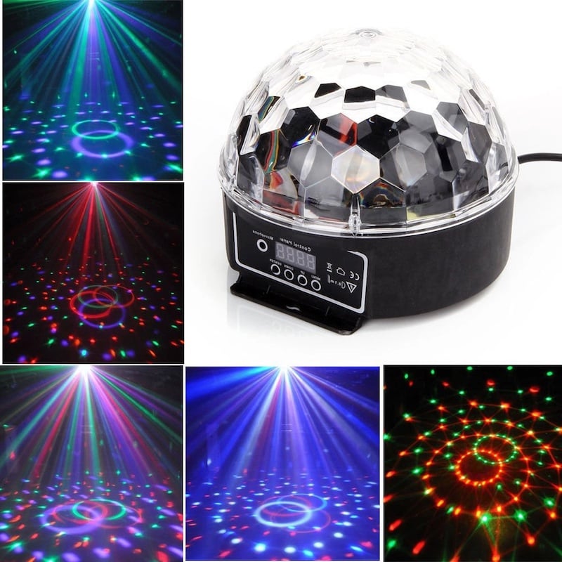Picture of LED Remote Control Music Magic Ball Effect Disco DJ Light with MP3Multicolor