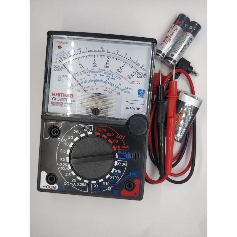 Picture of Analog Multimeter Samwa YX-360TR I Measure AC&DC voltage Tizara ElectronicsMulticolor