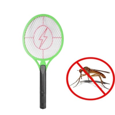 Picture of Electronic Mosquito Rechargeable Bat with Bright Led Light Insect Killer Swatter with Charging CableMulticolor