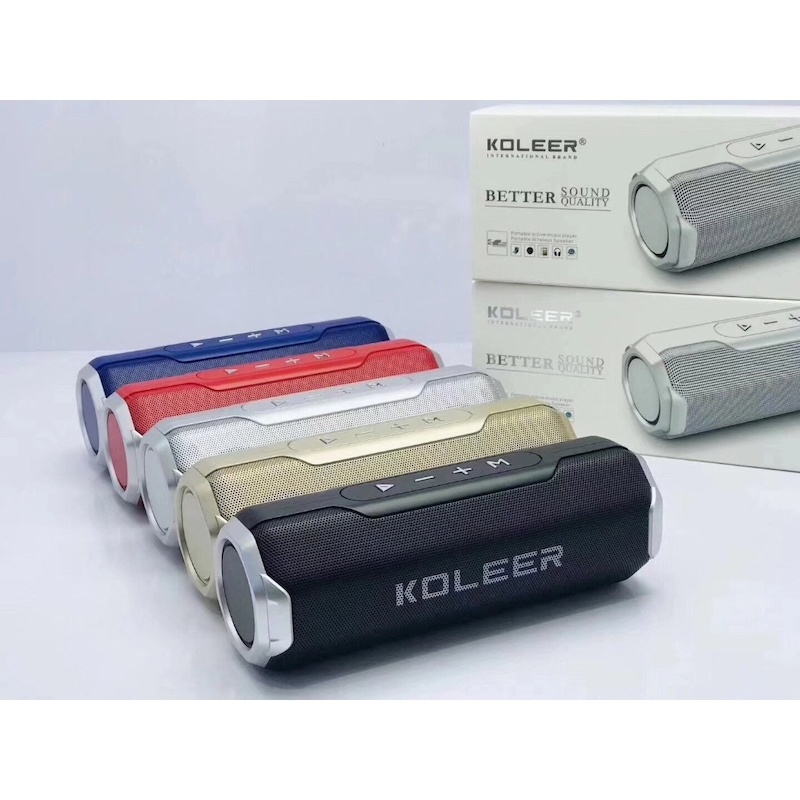 Picture of KOLEER S218 New Bluetooth Speaker 1200 MAH Battery Outdoor Portable Sound Box HD Stereo Sound Bass Subwoofer Loudspeaker