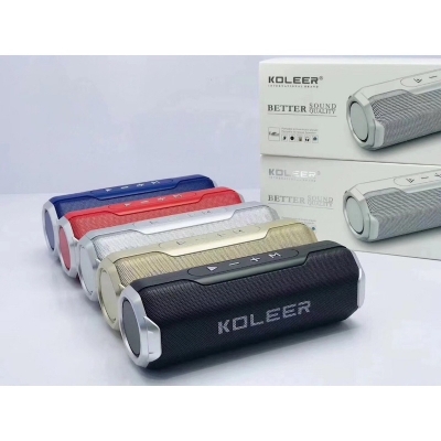 Picture of KOLEER S218 New Bluetooth Speaker 1200 MAH Battery Outdoor Portable Sound Box HD Stereo Sound Bass Subwoofer Loudspeaker