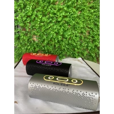 Picture of KOLEER S819 Wireless Bluetooth 5.0 Portable Speaker / Rechargeable / Super Bass / LED Light / FM Radio / TF Slot / AUX