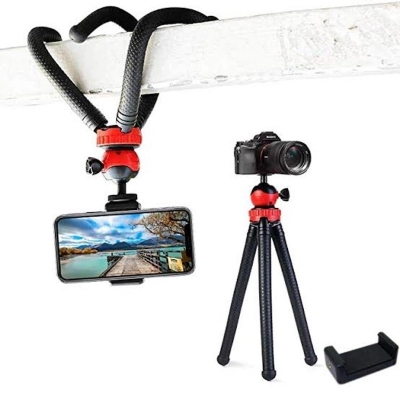 Picture of Portable Flexible Octopus Travel Tripod For Mobile & DSLRMulticolor