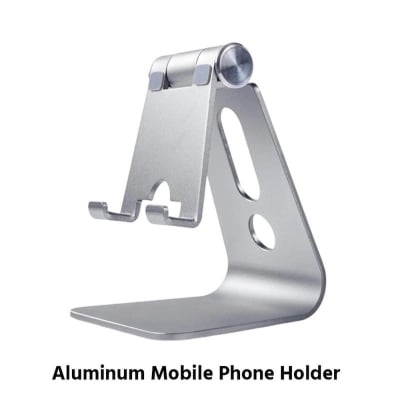 Picture of Aluminum Mobile Phone Holder Stand For Smartphone - Mobile Stand - Mobile StandRed
