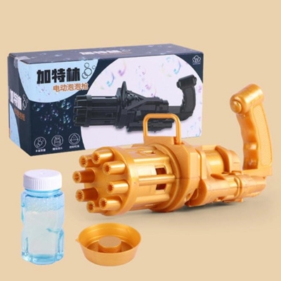 Picture of Gatling Bubble Gun Electric Machine Gatling Bubble Gun Toys Gatling Bubble For KidsMulticolor