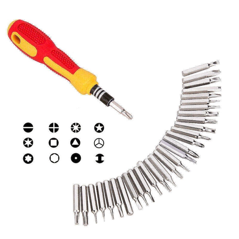 Picture of 31 In 1 ScrewDriver Bit Set With Flexible Shaft Driver Magnetic Bits For electronic, cell phone, tablet repair and modMulticolor